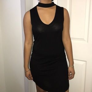 BLACK CHOKER DRESS